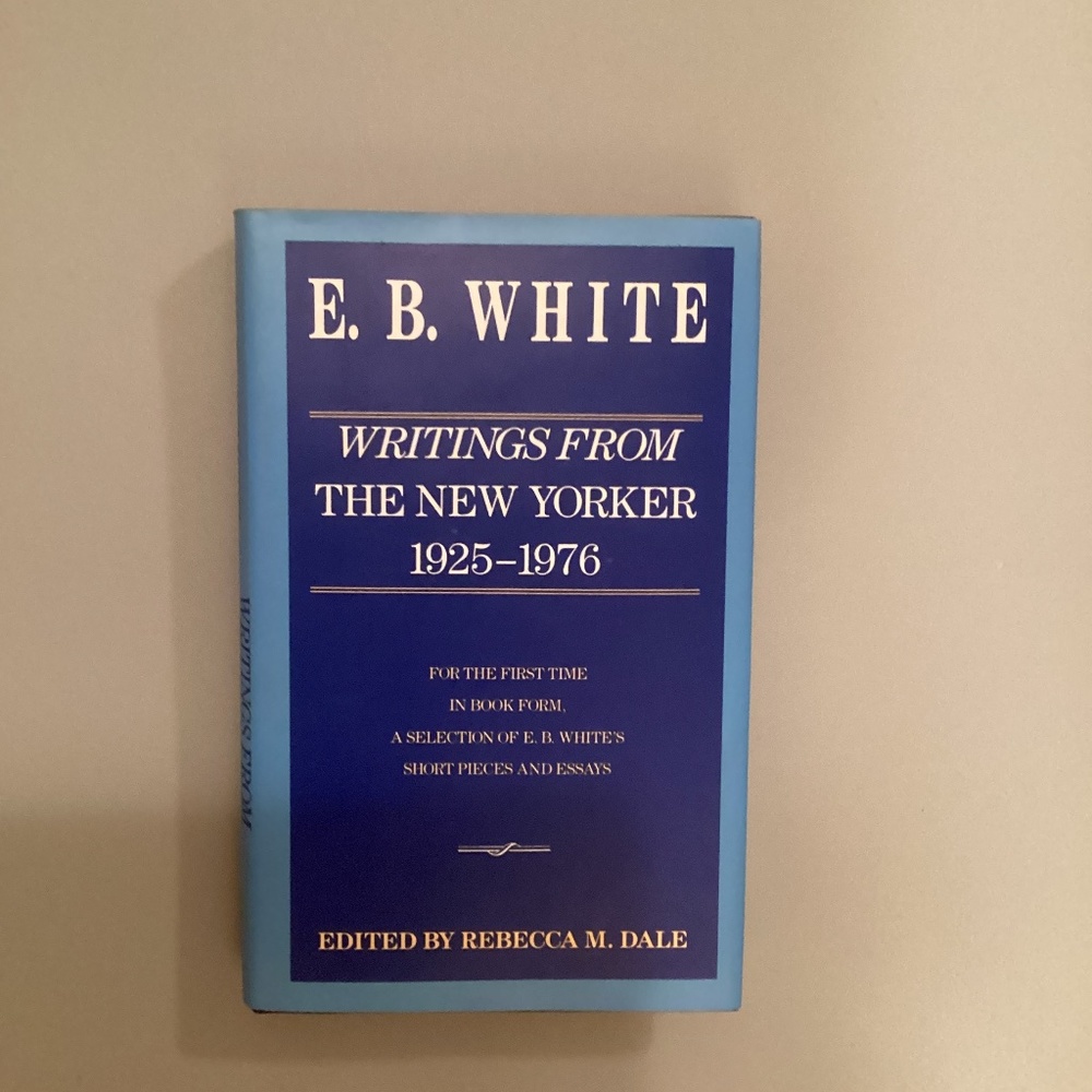 Writings from the New Yorker hardcover book